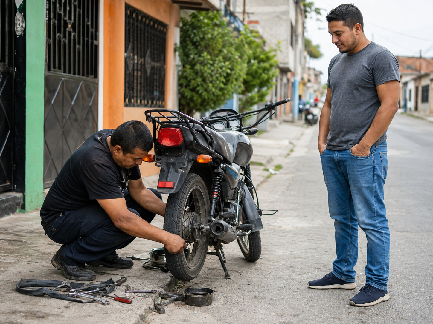 Despinche de moto a domicilio